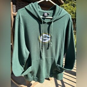 Genuine NFL team Green Bay Packers Women's 3X Waffle Hoodie.  EUC. Let's Go!!!!!